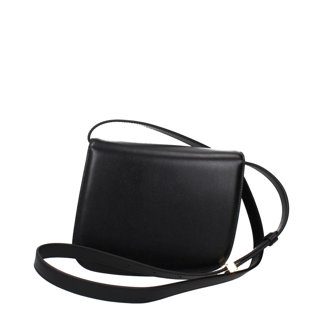 Black Leather Crossbody Bag Salvatore Ferragamo