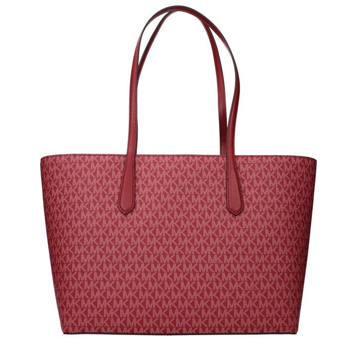 Red Fabric Shoulder Bag Michael Kors