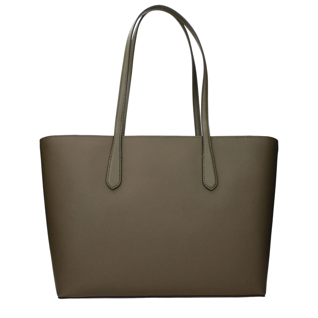Green Fabric Shoulder Bag Michael Kors