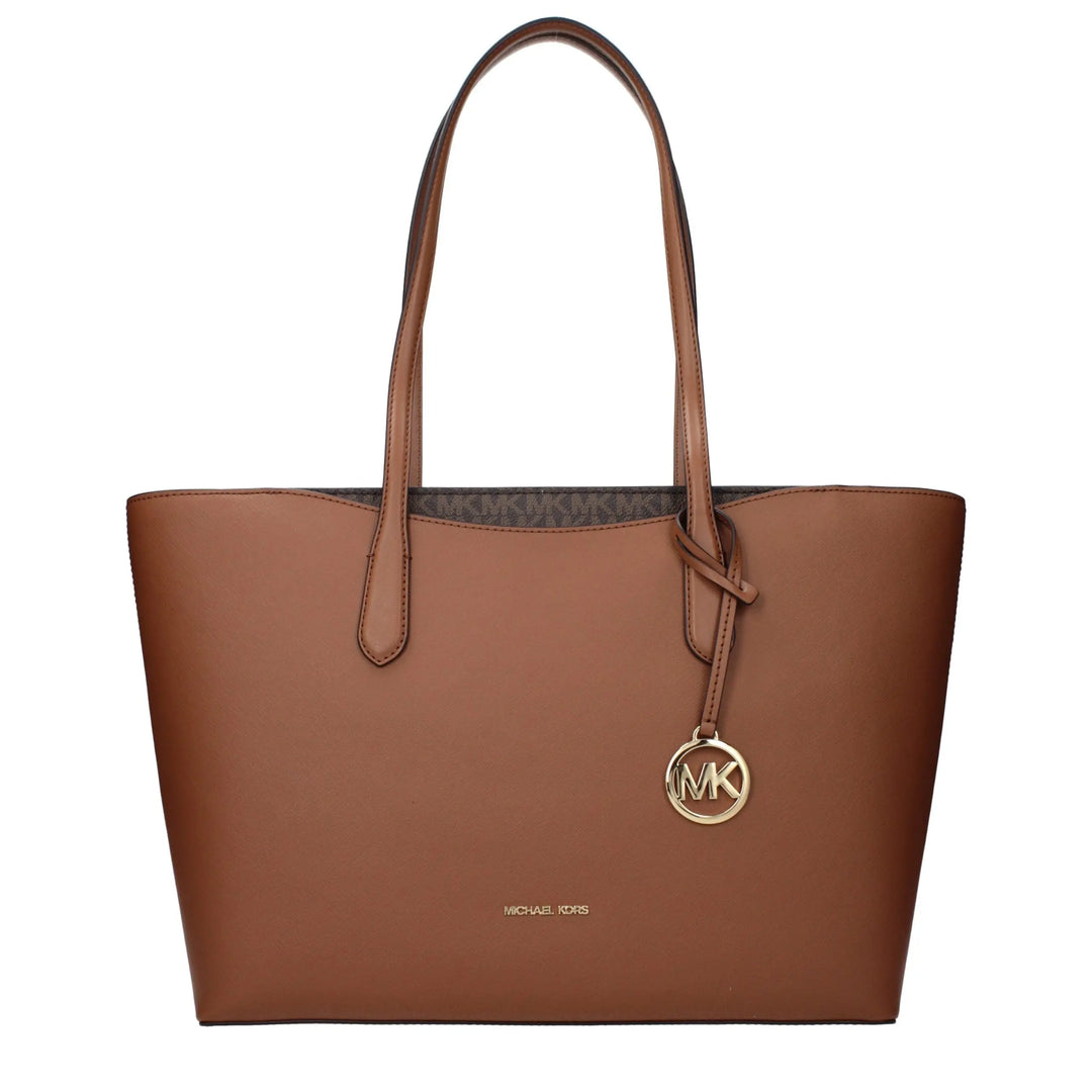 Brown Leather Shoulder Bag Michael Kors