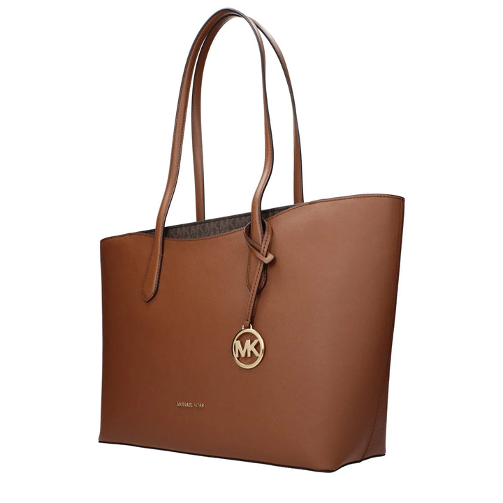 Brown Leather Shoulder Bag Michael Kors