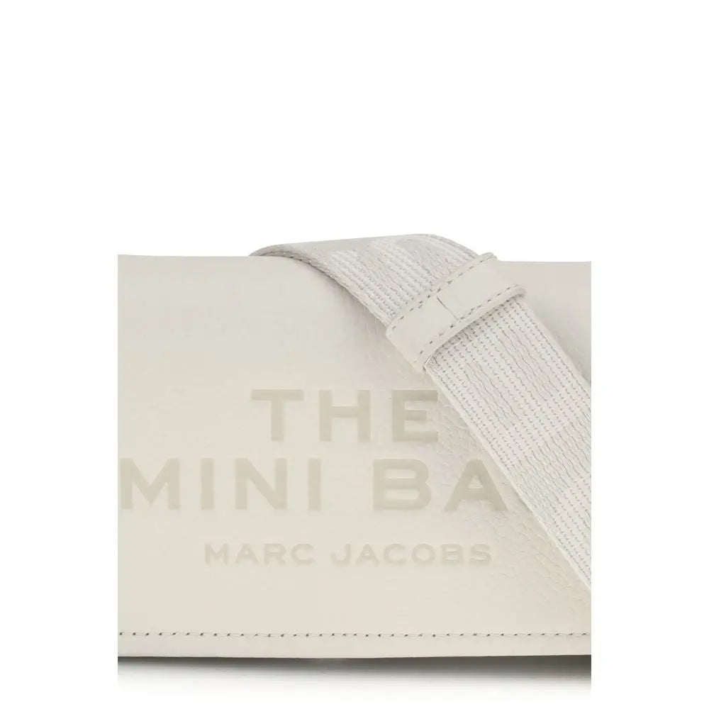 White Calf Leather Bos Taurus Shoulder Bag Marc Jacobs