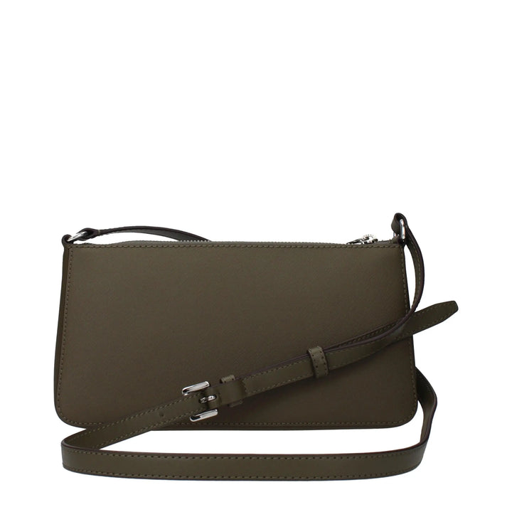 Green Fabric Crossbody Bag Michael Kors
