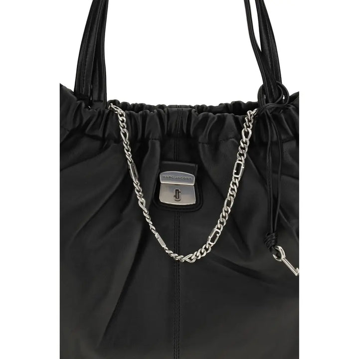 Black Calf Leather Bos Taurus Shoulder Bag Marc Jacobs