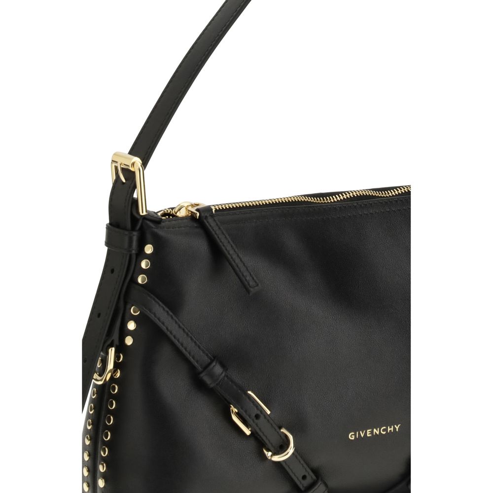 Black Calf Leather Bos Taurus Shoulder Bag Givenchy