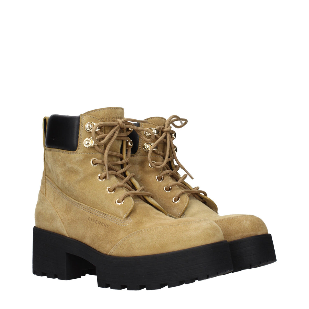 Brown Leather Ankle Boots Givenchy