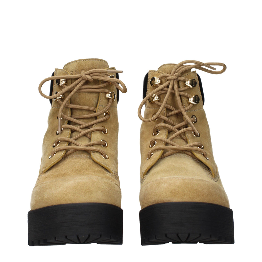 Brown Leather Ankle Boots Givenchy