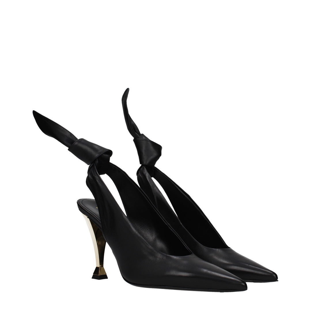 Black Leather High Heel Pumps Givenchy
