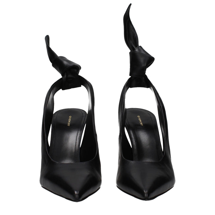Black Leather High Heel Pumps Givenchy