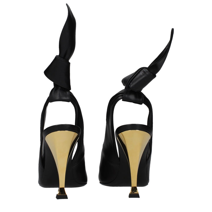 Black Leather High Heel Pumps Givenchy