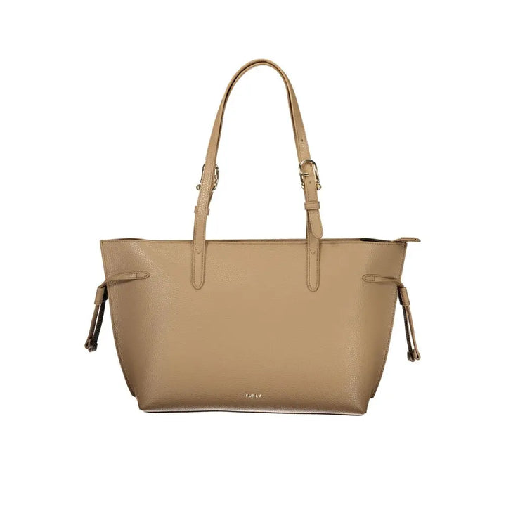 Marrone Leather Woman Handbag Furla