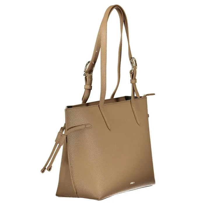 Marrone Leather Woman Handbag Furla