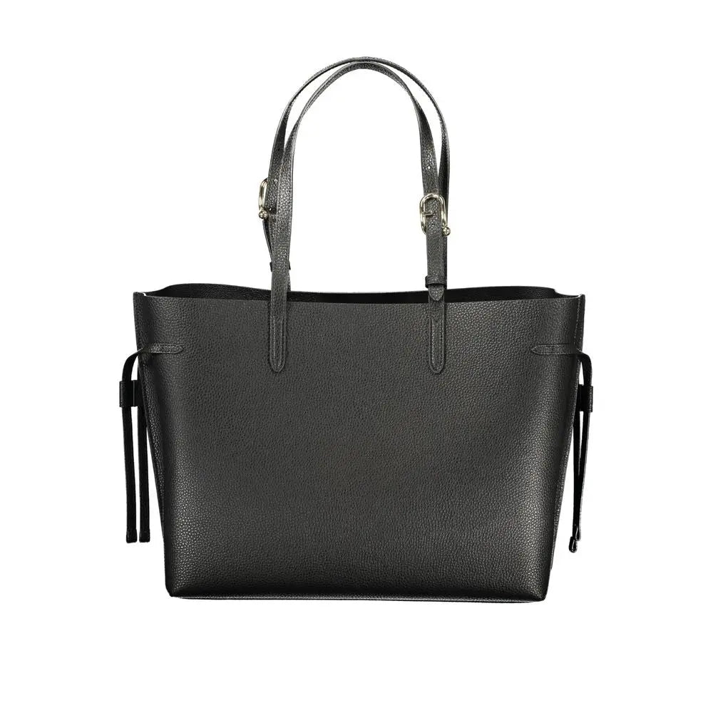 Black Leather Women Handbag Furla