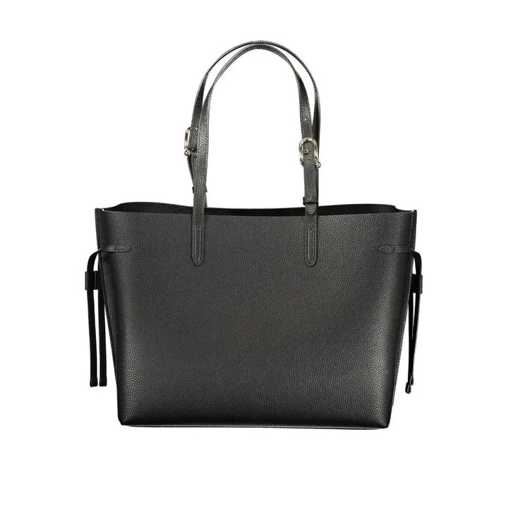 Black Leather Women Handbag Furla