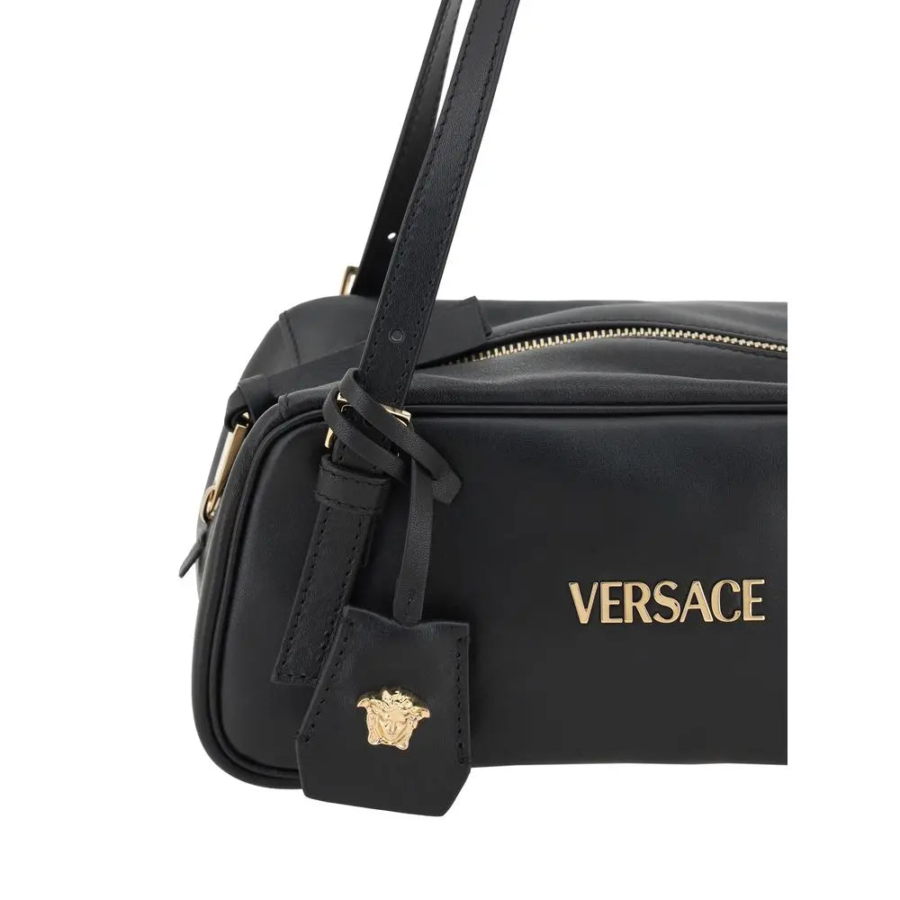 Black Lamb Ovis Aries Aries Shoulder Bag Versace