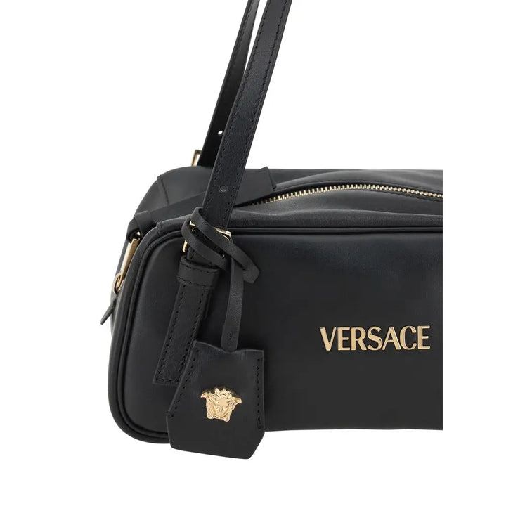 Black Lamb Ovis Aries Aries Shoulder Bag Versace