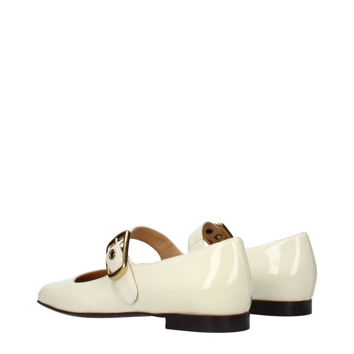 Beige Leather Ballet Flats Chloé