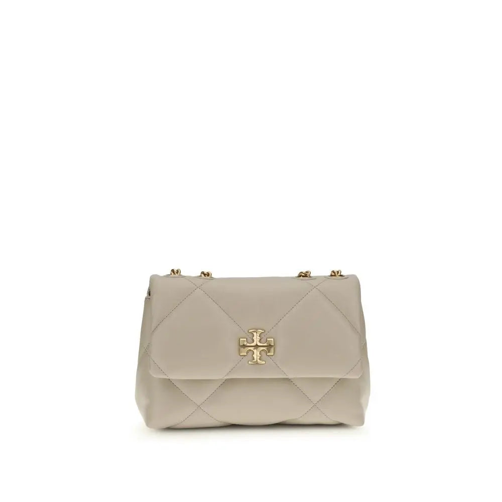 Beige Lamb Ovis Aries Aries Shoulder Bag Tory Burch