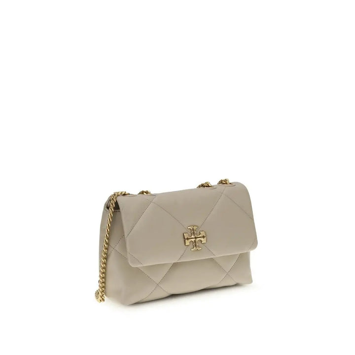 Beige Lamb Ovis Aries Aries Shoulder Bag Tory Burch
