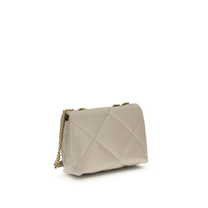 Beige Lamb Ovis Aries Aries Shoulder Bag Tory Burch