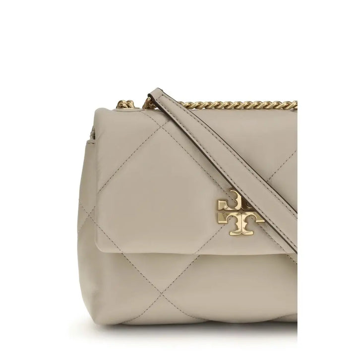 Beige Lamb Ovis Aries Aries Shoulder Bag Tory Burch