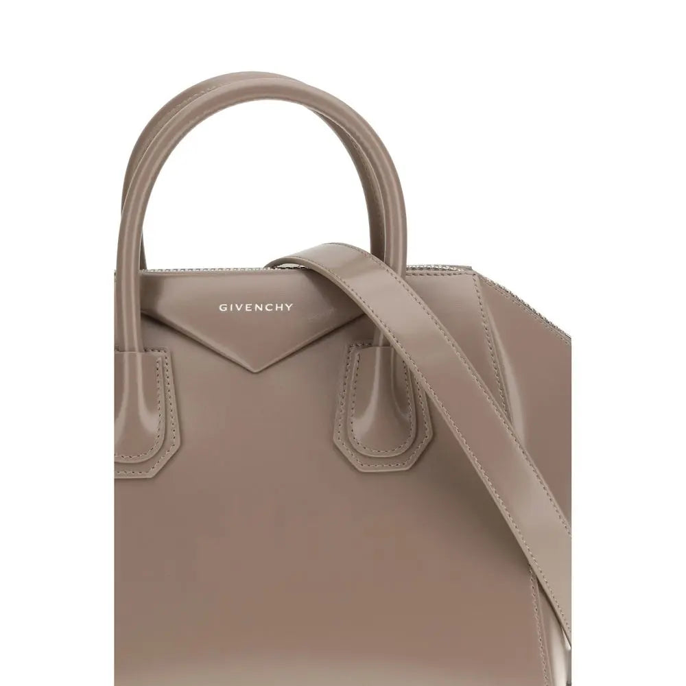 Gray Calf Leather Bos Taurus Shoulder Bag Givenchy