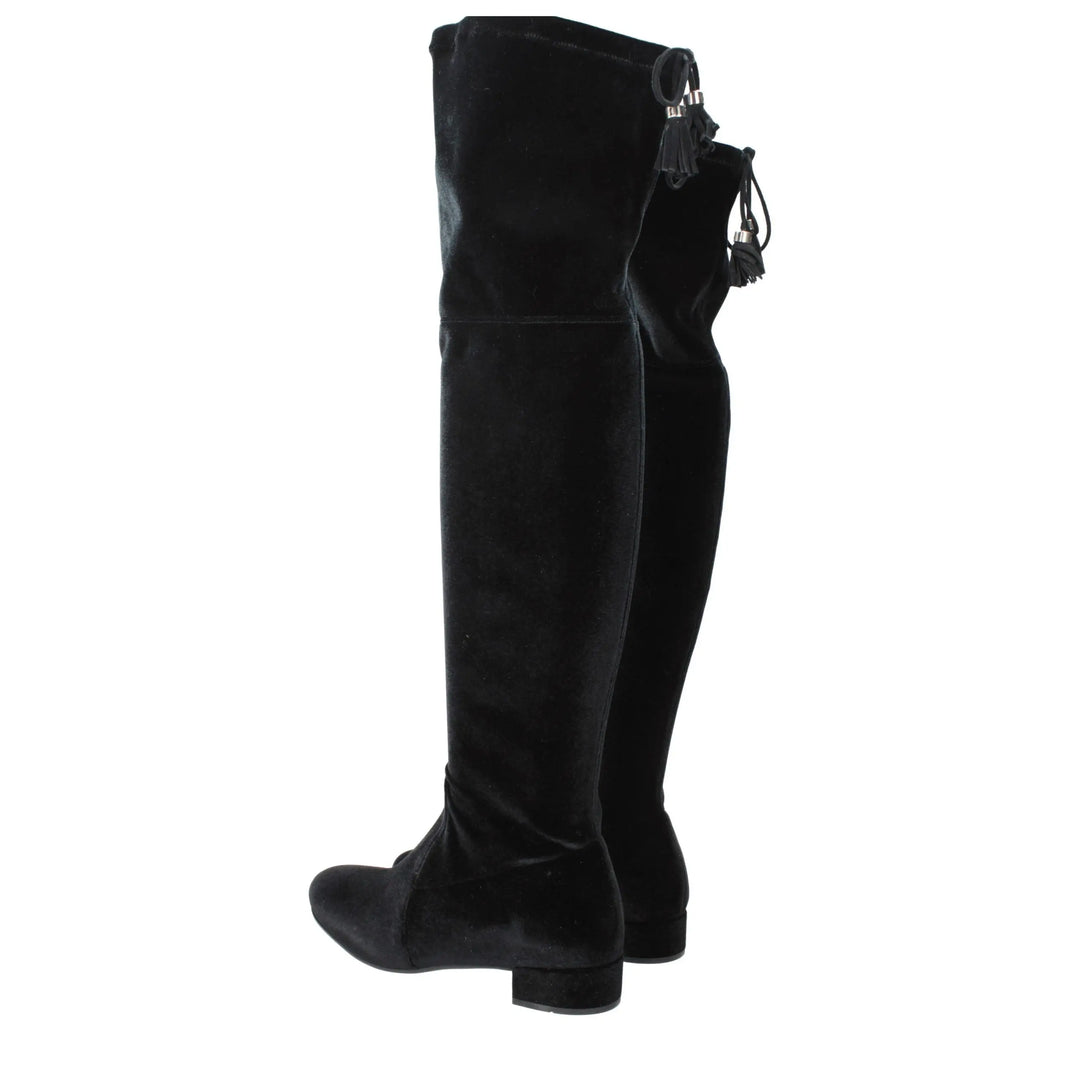 Black Velvet Over The Knee Prada