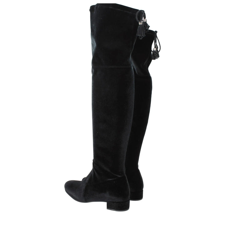 Black Velvet Over The Knee Prada