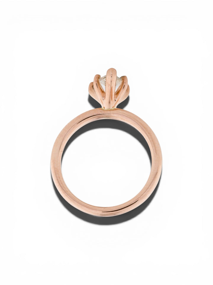 Badgley Mischka 1.26 carat lg diamond solitaire, 14k rose gold the layla edit.