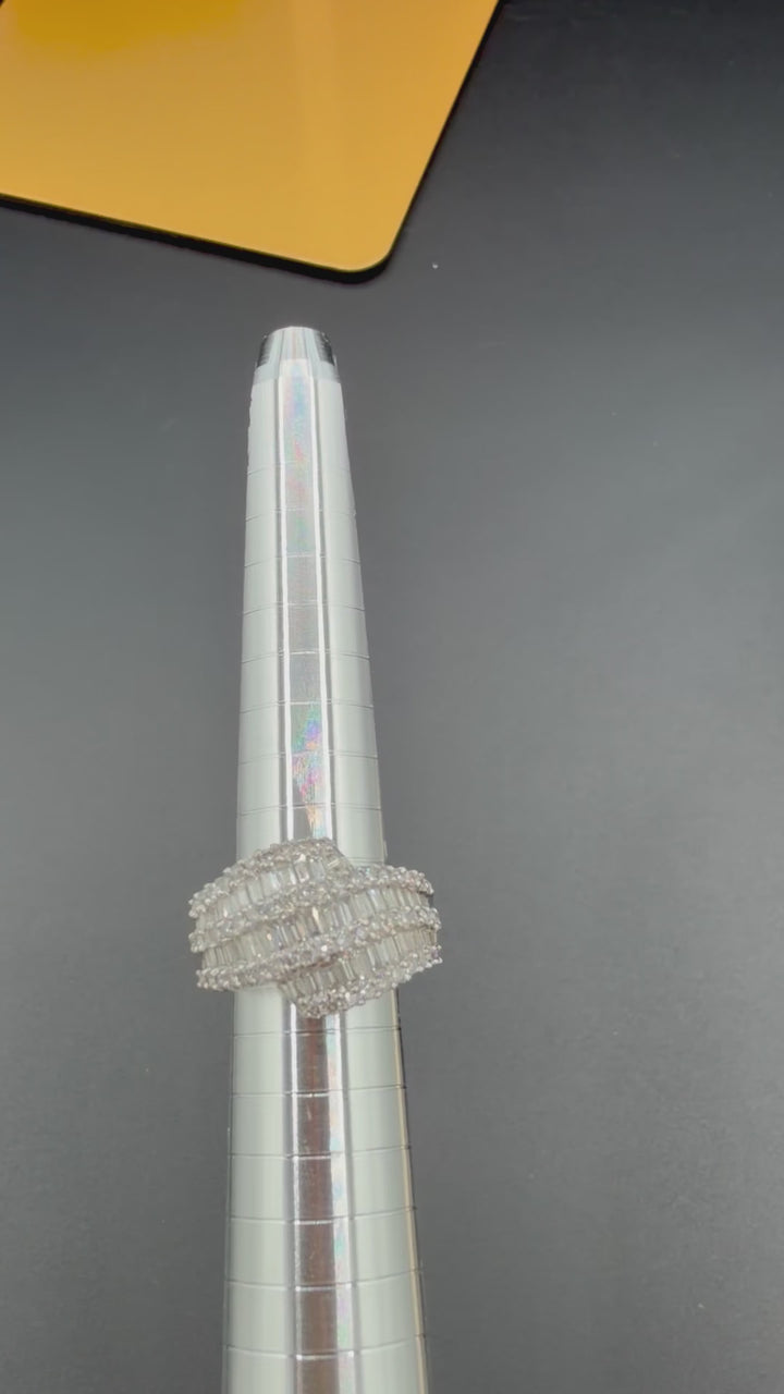 14k gold & natural diamond cocktail ring