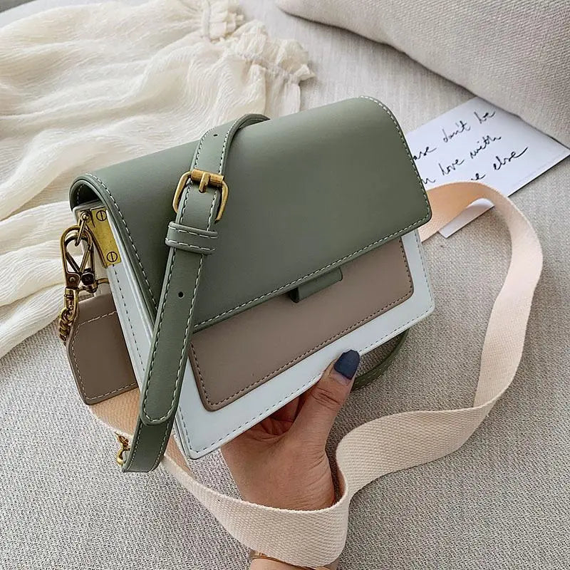 Mini Leather Crossbody Bags For Women Bag Green Chain Shoulder Blue Charlie